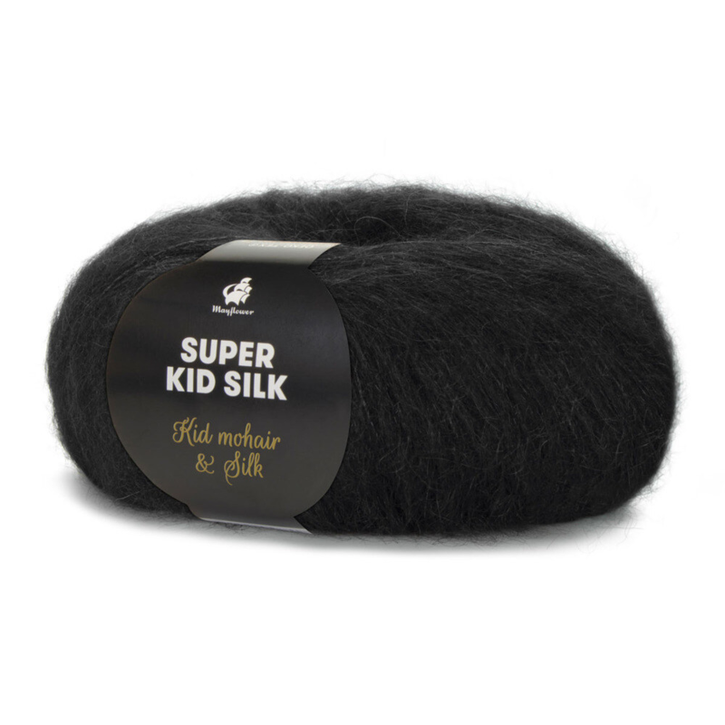 Mayflower Super Kid Silk 02 Schwarz