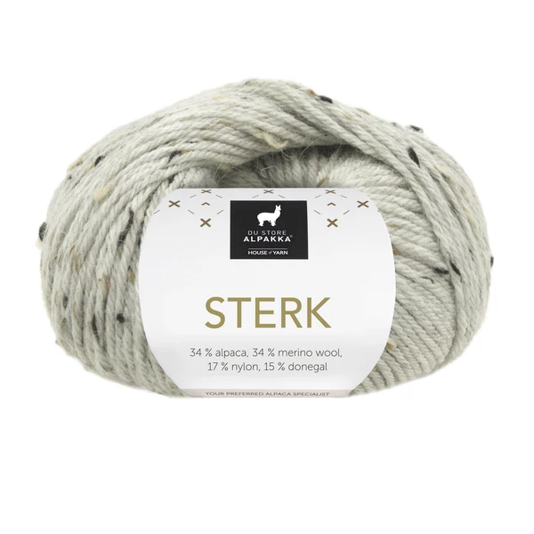 Du Store Alpakka Sterk 930 Hellgrau melierter Tweed