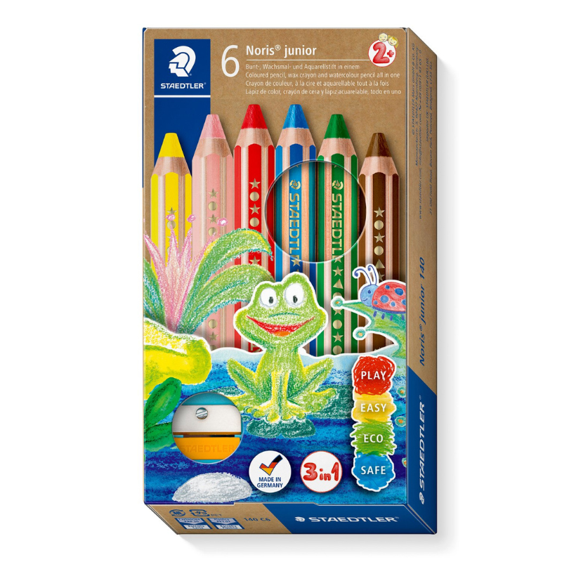 STAEDTLER Buddy 3-in-1-Stifte, 6-tlg