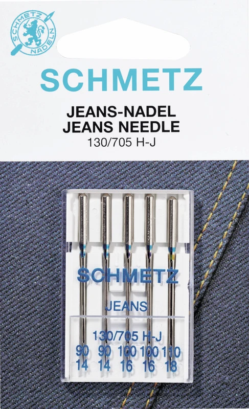 Schmetz Symaskinenåle Jeans, 5 stk