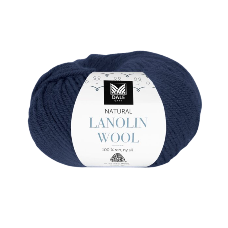 Dale Lanolin Wool 1437 Dunkelindigoblau