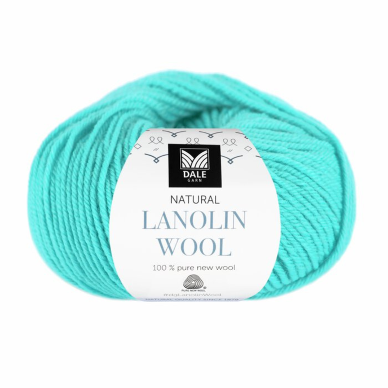 Dale Lanolin Wool 1465 Eisblau