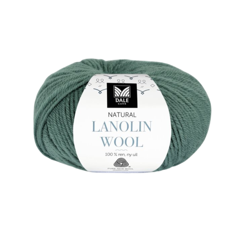 Dale Lanolin Wool 1430 Graugrün