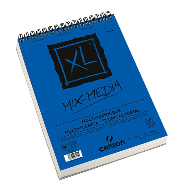 XL Mix-Media A4 Skitsepapirsblok