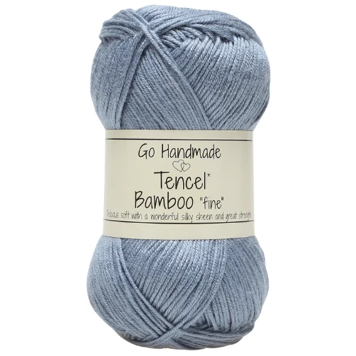 Go Handmade Tencel Bamboo 17368 Jeans blau