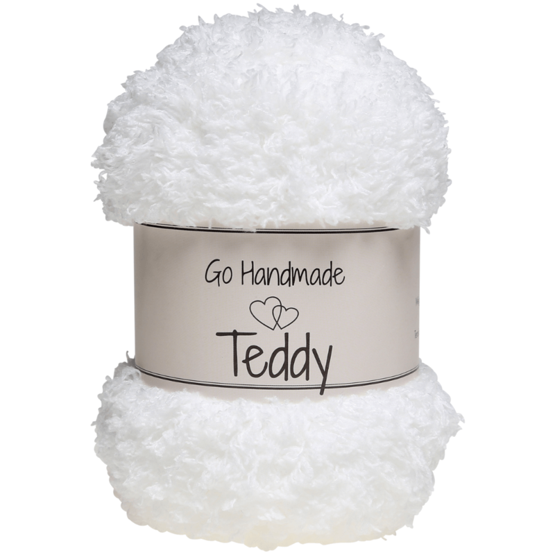 Go Handmade Teddy 17379 Weiß