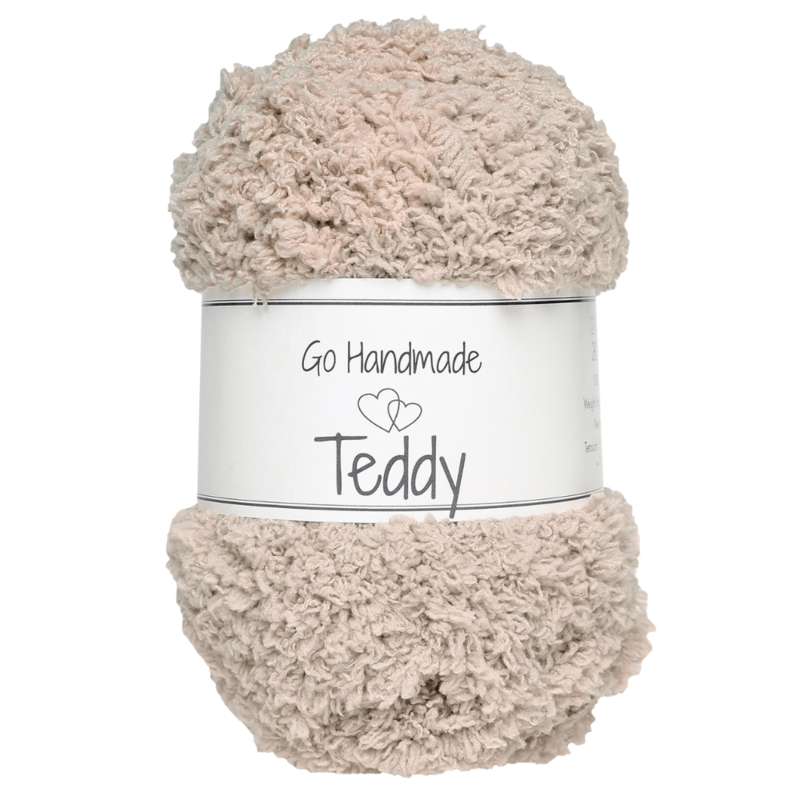 Go Handmade Teddy 17485 Hellbraun