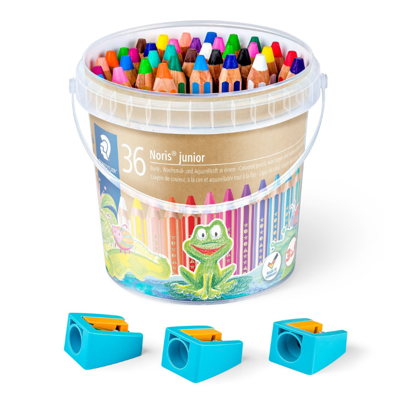 STAEDTLER Buddy Farbstifte & Anspitzer, 36 + 3 Stk