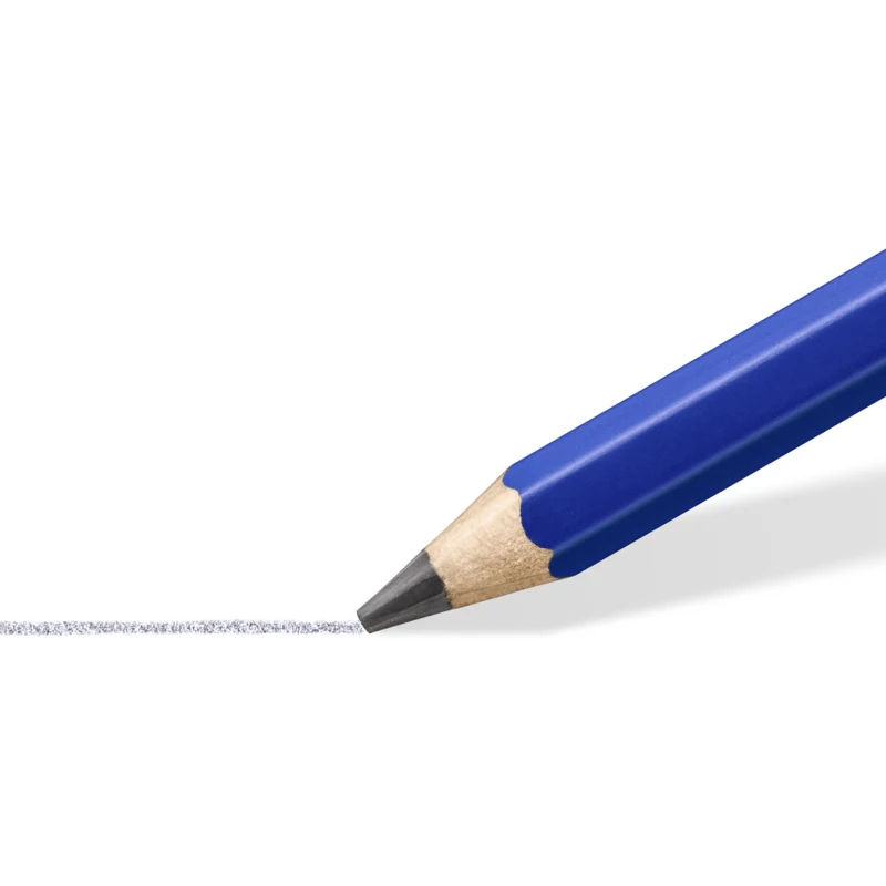 STAEDTLER Mars Lumograph Aquarell Wasservermalbarer Bleistift & Pinsel, 3 + 1 Stück – Nahaufnahme