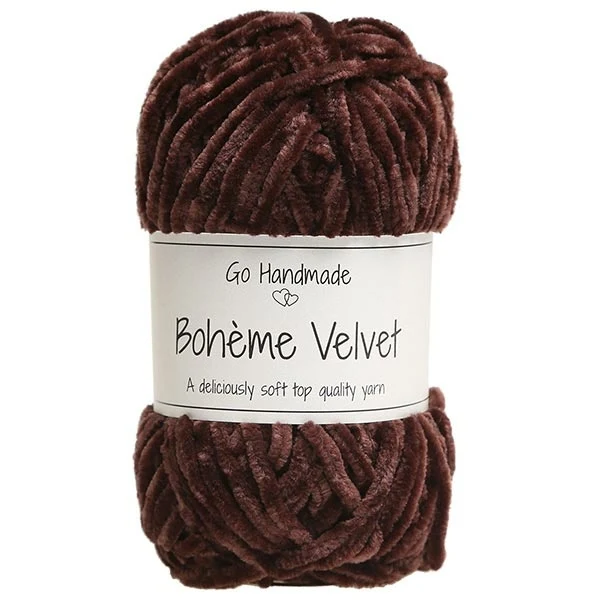 Go Handmade Bohéme Velvet Dobbelt 17622 Blomme