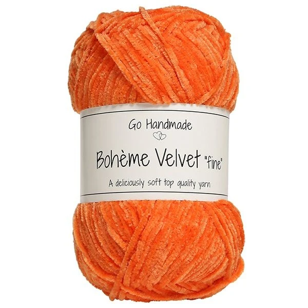Go Handmade Bohème Velvet Fine 17618 Warme Orange