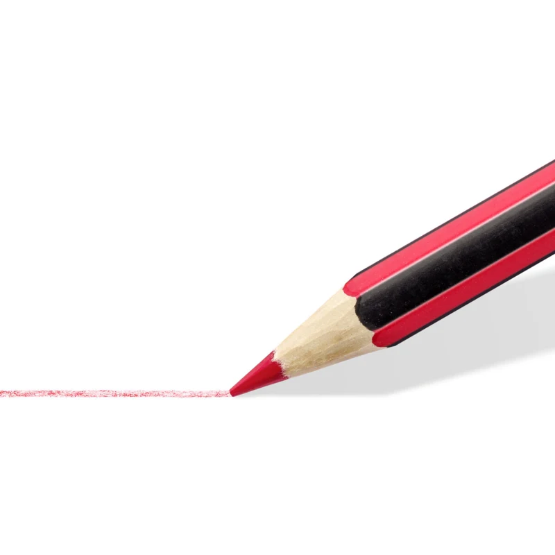 STAEDTLER Noris Club Bleistifte + Bleistift & Radiergummi, 12 + 2 St – Nahaufnahme
