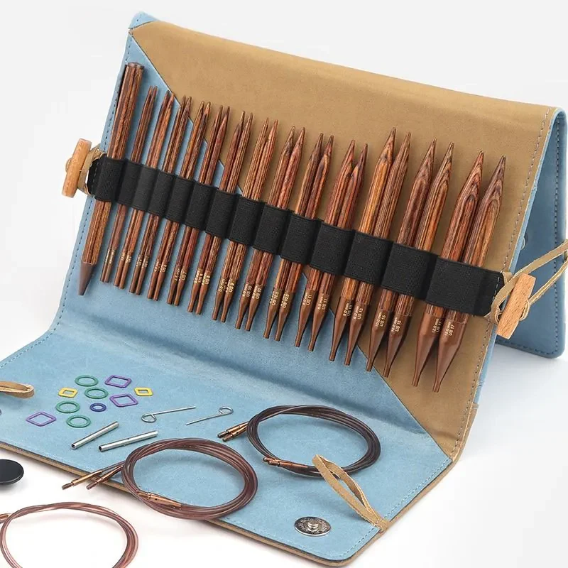 KnitPro Ginger Austauschbare Rundstricknadel Set Deluxe 60/80/100 cm