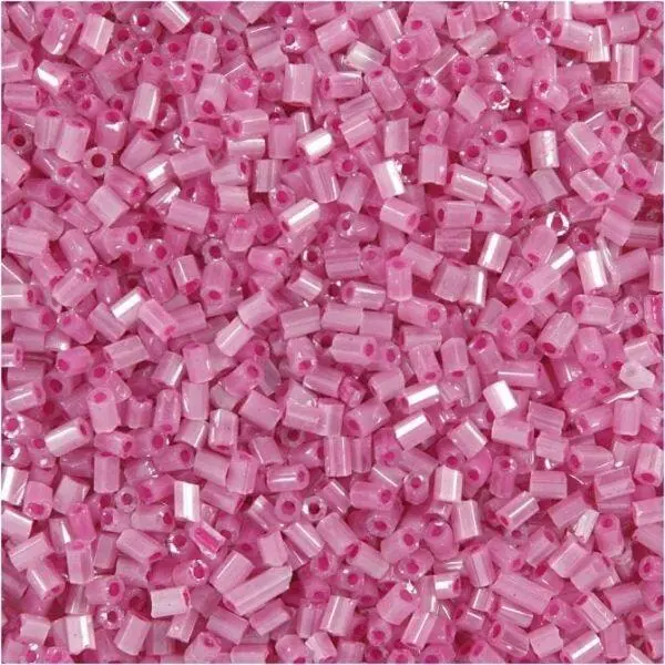 Glasröhren-Perlen 1,7 mm Rosa