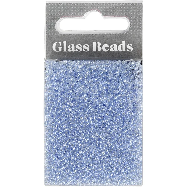 Rocaiperlen, Glasperlen 1,7 mm Hellblau