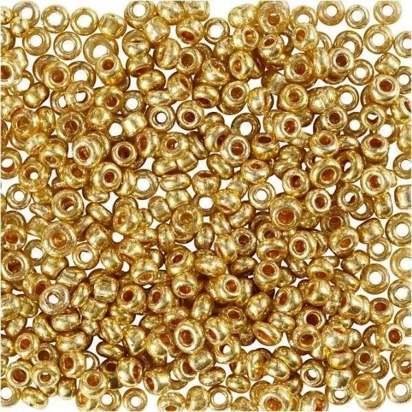 Rocaille Seed Beads 1,7 mm Messing