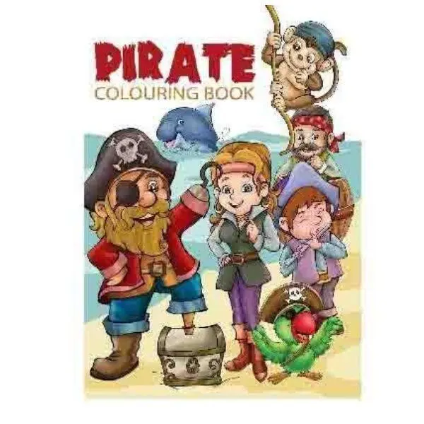 Malbuch A4 Pirate 1, 16 seiten