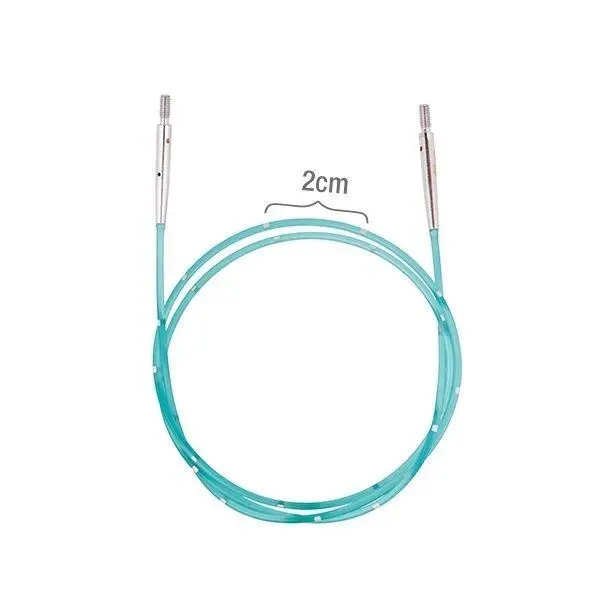 KnitPro SmartStix Wire,  Mehr Farben (40 - 150 cm) 56 cm, um 80 cm Grün zu machen