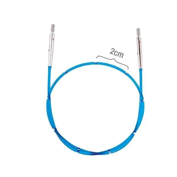 KnitPro SmartStix Wire,  Mehr Farben (40 - 150 cm) 36 cm, um 60 cm Blau zu machen