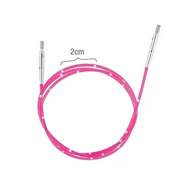 KnitPro SmartStix Wire,  Mehr Farben (40 - 150 cm) 76 cm, um 100 cm Rubinrot zu machen