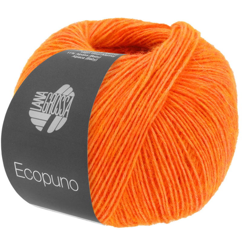 Lana Grossa Ecopuno 89 Leuchtendes Orange