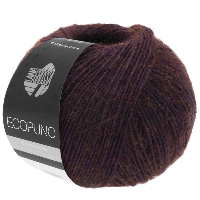 Lana Grossa Ecopuno 58 Schwarzrot