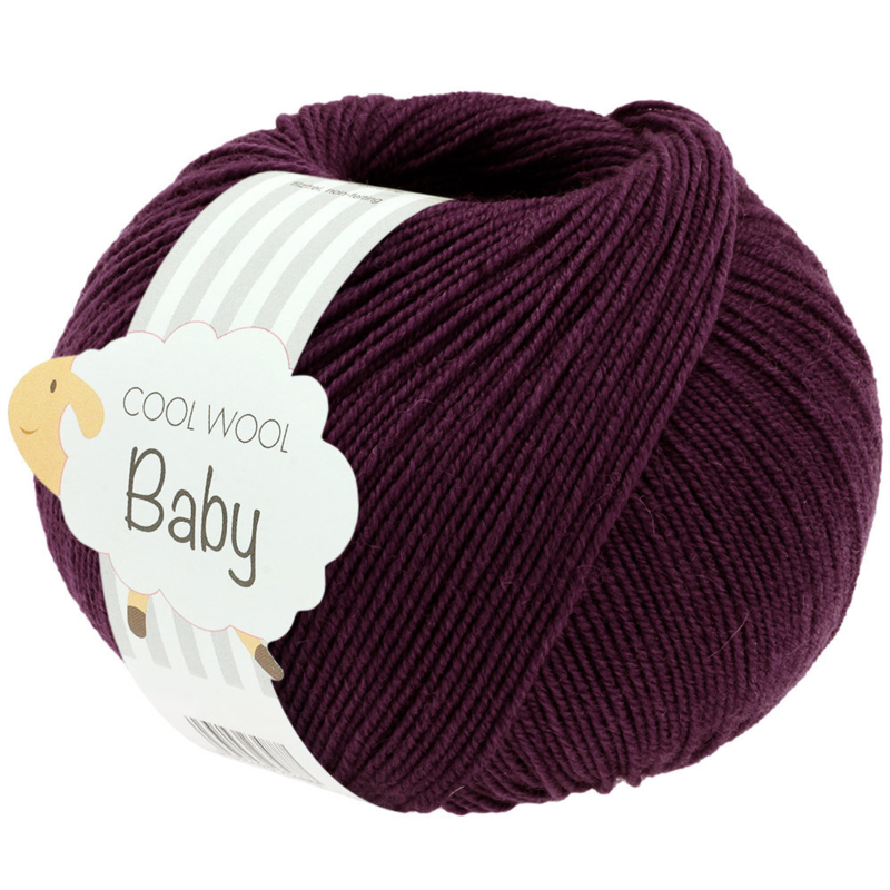 Lana Grossa Cool Wool Baby 329 Burgunder