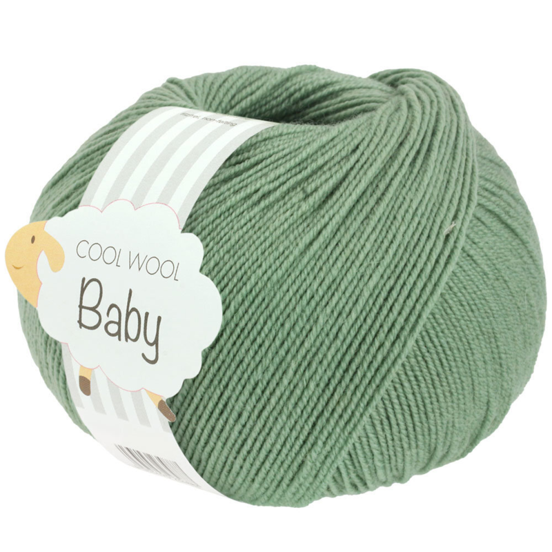 Lana Grossa Cool Wool Baby 297 Resedagrün