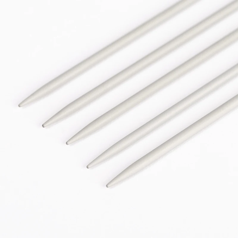 DROPS Basic Strumpfnadeln Aluminium 20 cm (2.00-5.00 mm)