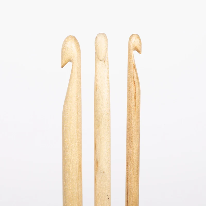 DROPS Basic Häkelnadeln Holz 15 cm (5.50-10.00 mm)