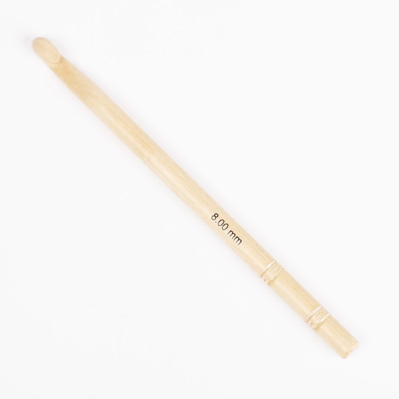 DROPS Basic Häkelnadeln Holz 15 cm (5.50-10.00 mm)
