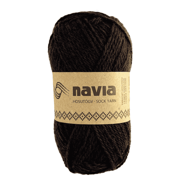 Navia Sock Yarn 505 Dunkelbraun