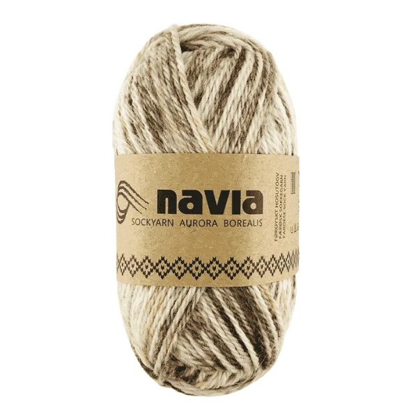 Navia Sock Yarn 522 Braun / Beige