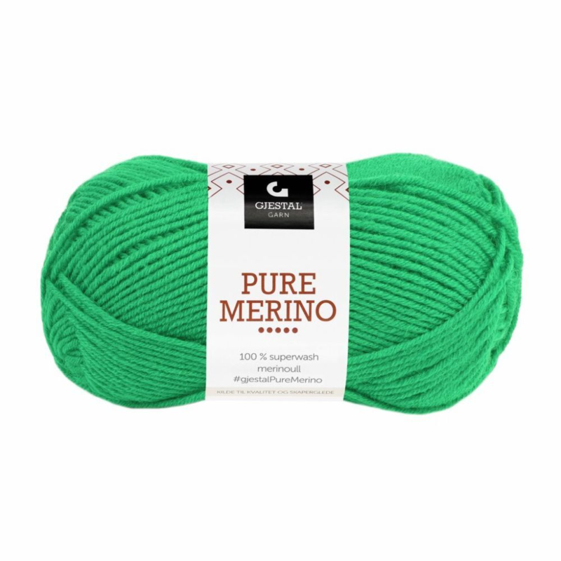 Gjestal Pure Merino 131 Knallgrün