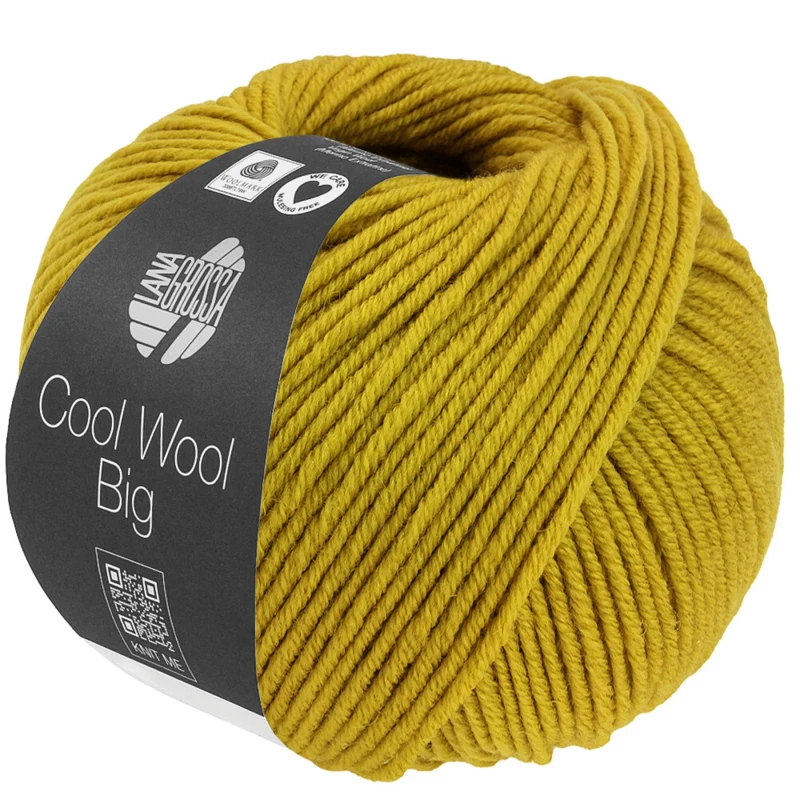 Lana Grossa Cool Wool Big 1039 Senfgelb