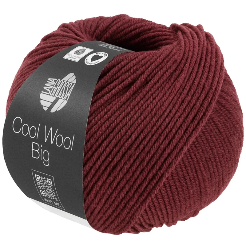 Lana Grossa Cool Wool Big 1700 Weinrot meliert