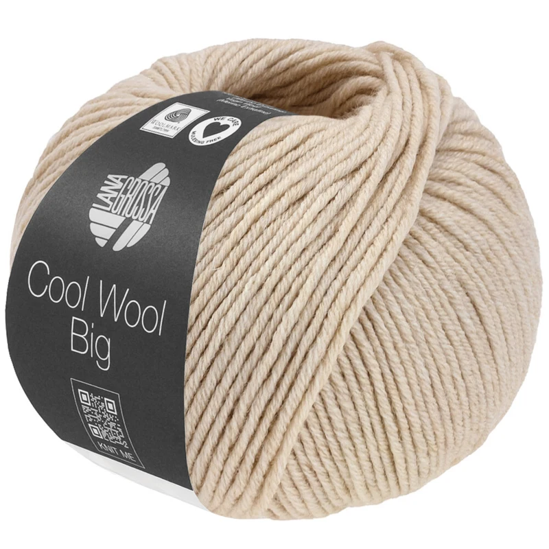 Lana Grossa Cool Wool Big 1707 Beige meliert