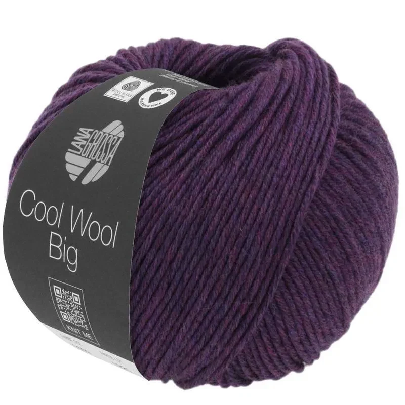 Cool Wool Big 1604 Dunkellila meliert