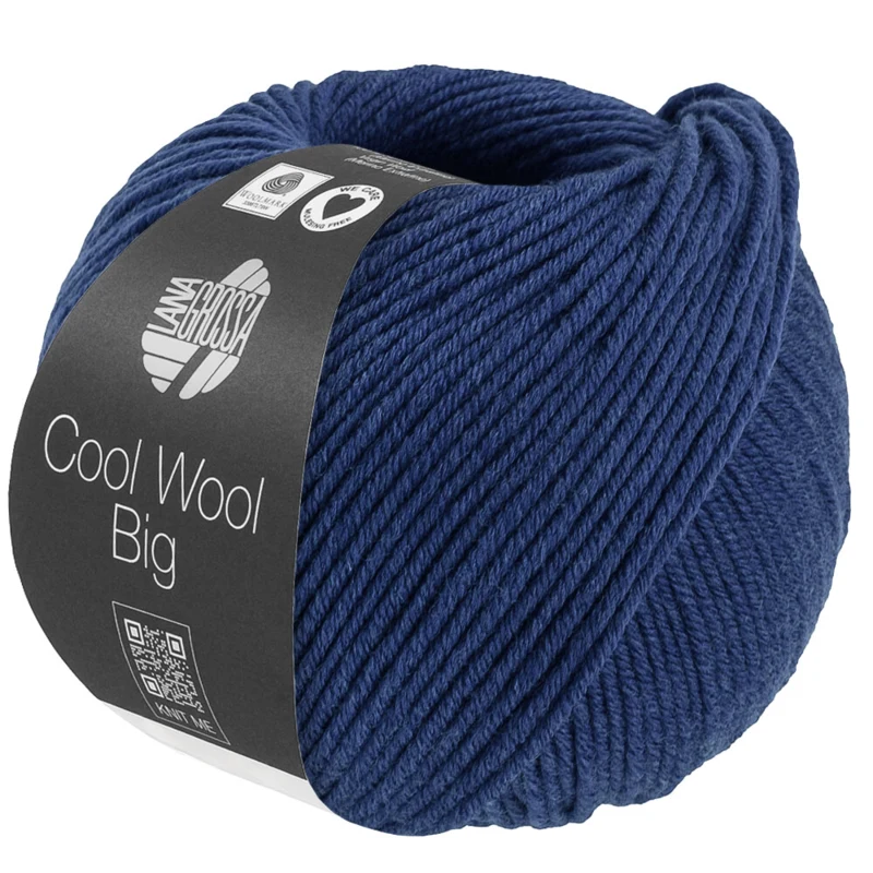 Lana Grossa Cool Wool Big 1704 Dunkelblau meliert