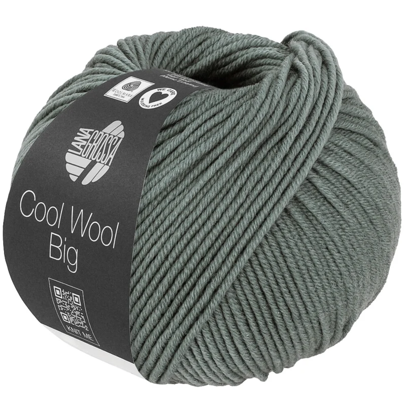 Lana Grossa Cool Wool Big 1040 Graugrün