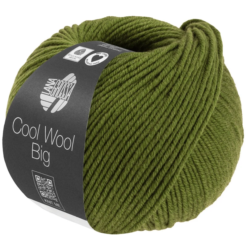 Lana Grossa Cool Wool Big 1706 Oliv meliert