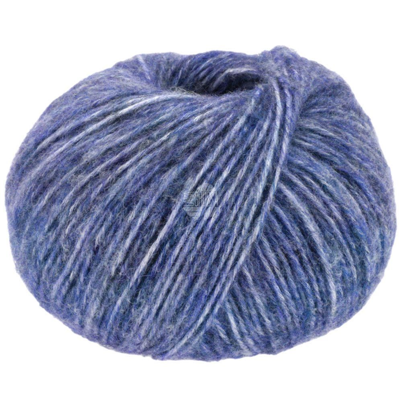 Lana Grossa Natural Alpaca Pelo 34 Meliertes Blau