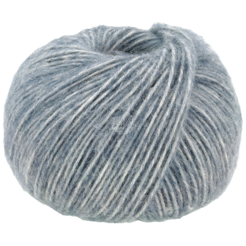 Lana Grossa Natural Alpaca Pelo 17 Graublau meliert