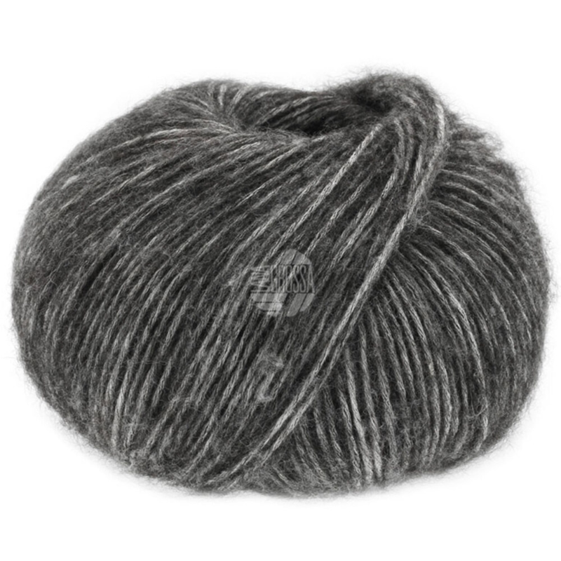 Lana Grossa Natural Alpaca Pelo 04 Dunkelgrau meliert