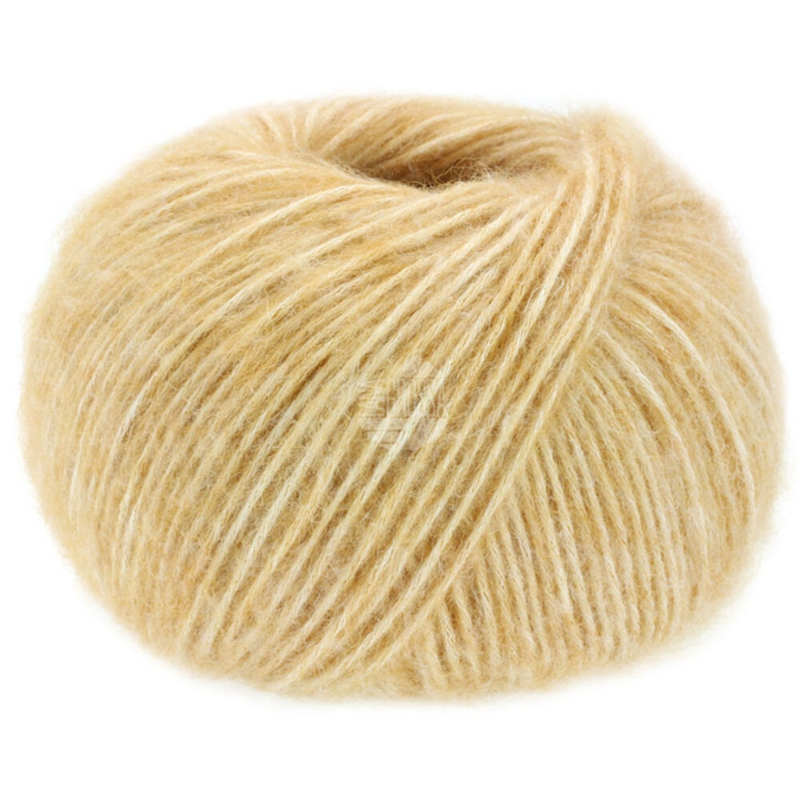 Lana Grossa Natural Alpaca Pelo 09 Sandgelb meliert