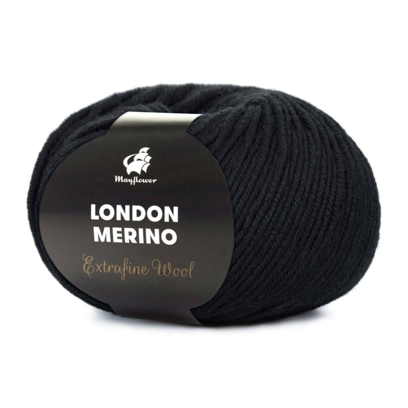 Mayflower London Merino 040 Schwarz