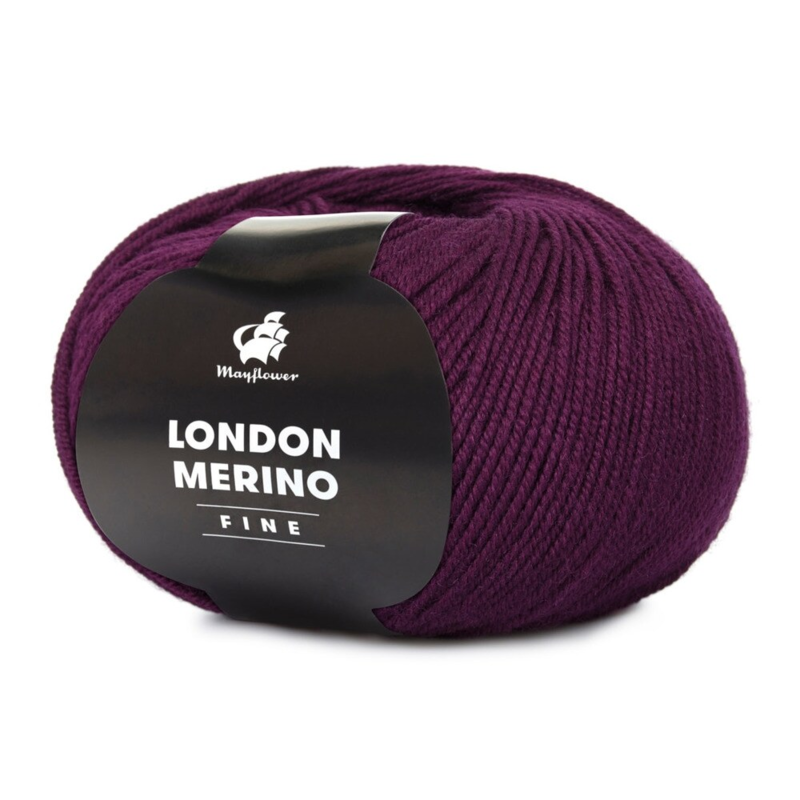 Mayflower London Merino Fine 015 Burgund