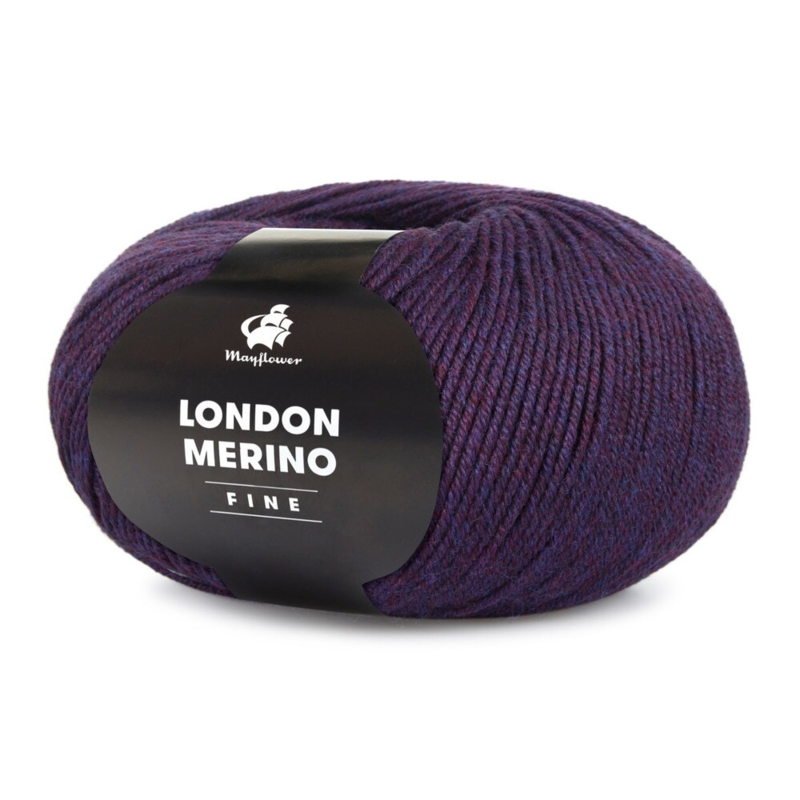 Mayflower London Merino Fine 042 Dunkellila