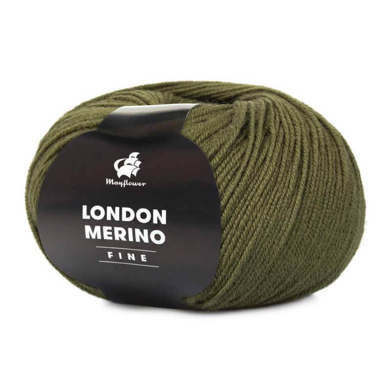 Mayflower London Merino Fine 025 Armeegrün