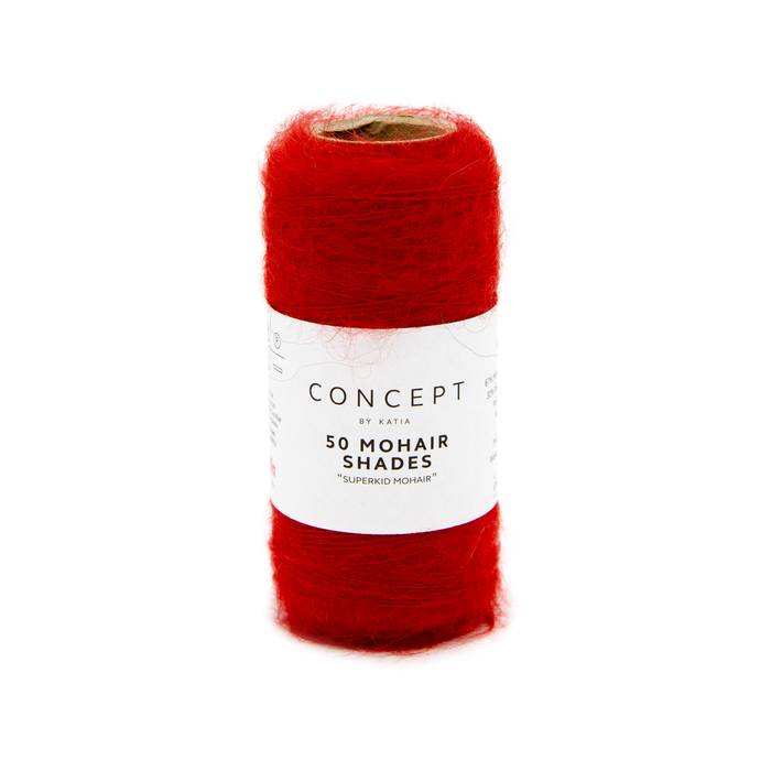Katia 50 Mohair Shades 43 Rot